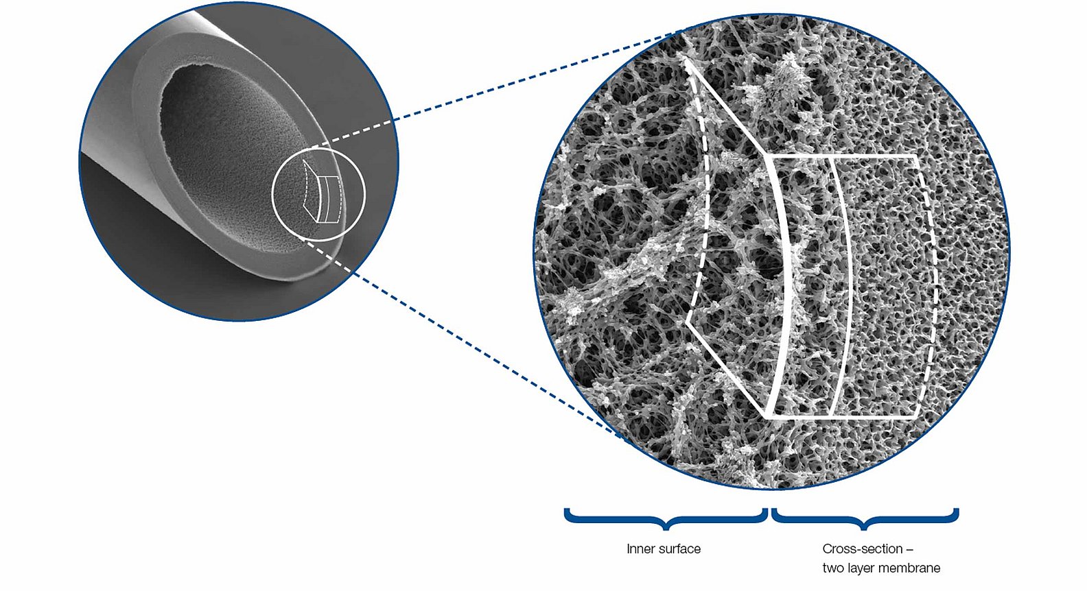 Електронна мікрофотографія плазмових фільтрів