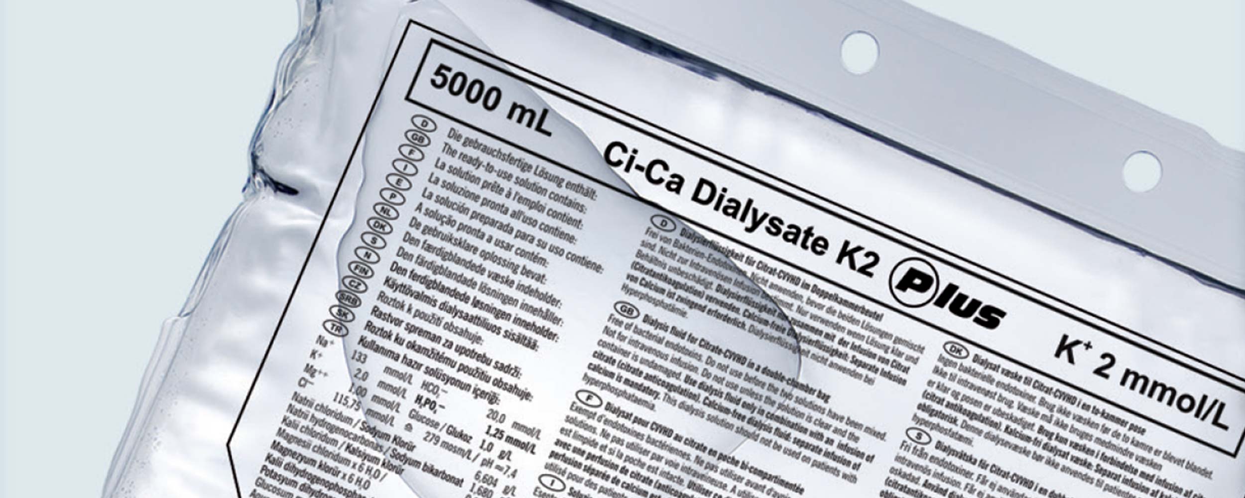 Мішок із розчином Ci-Ca® Dialysate Plus
